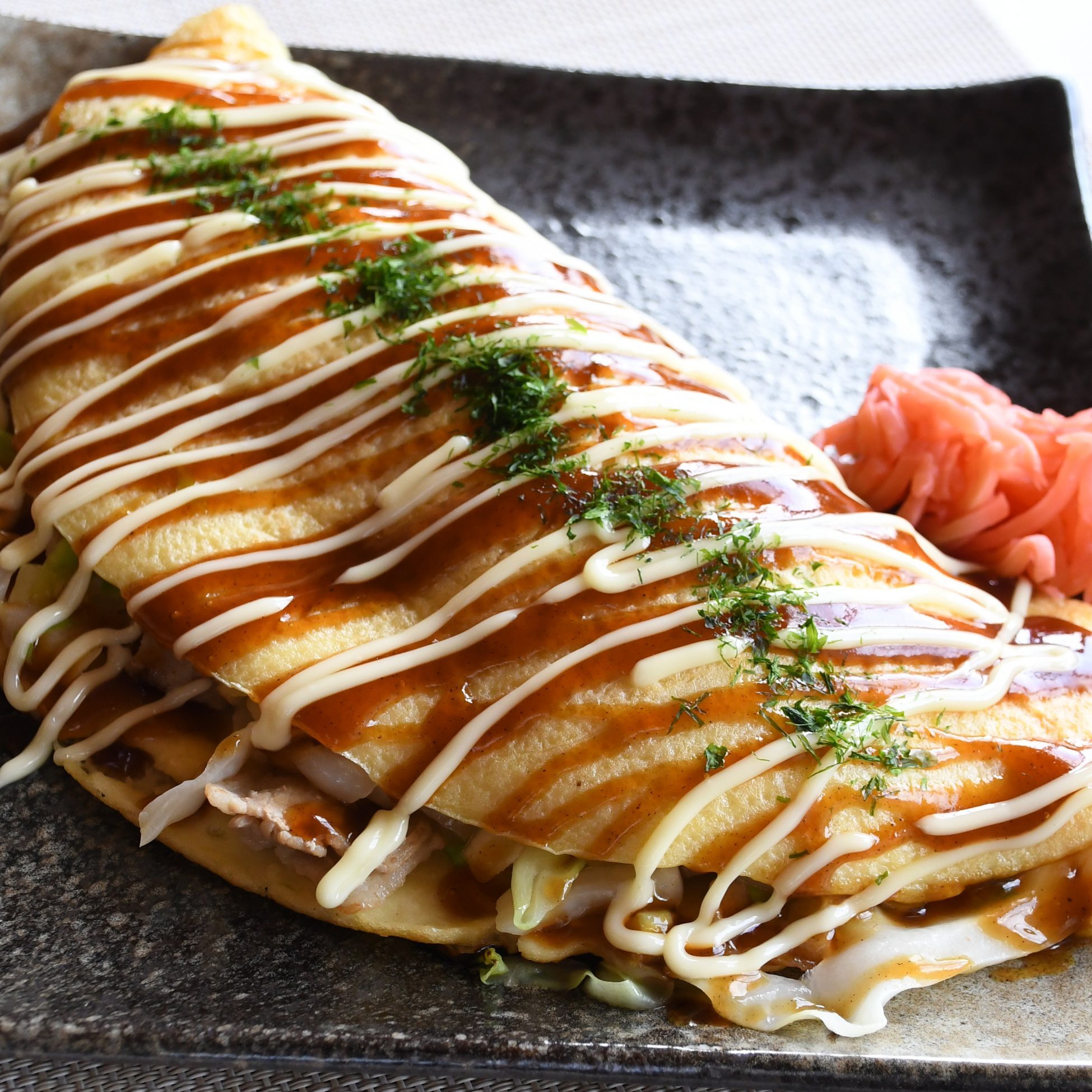 米粉とん平焼き
