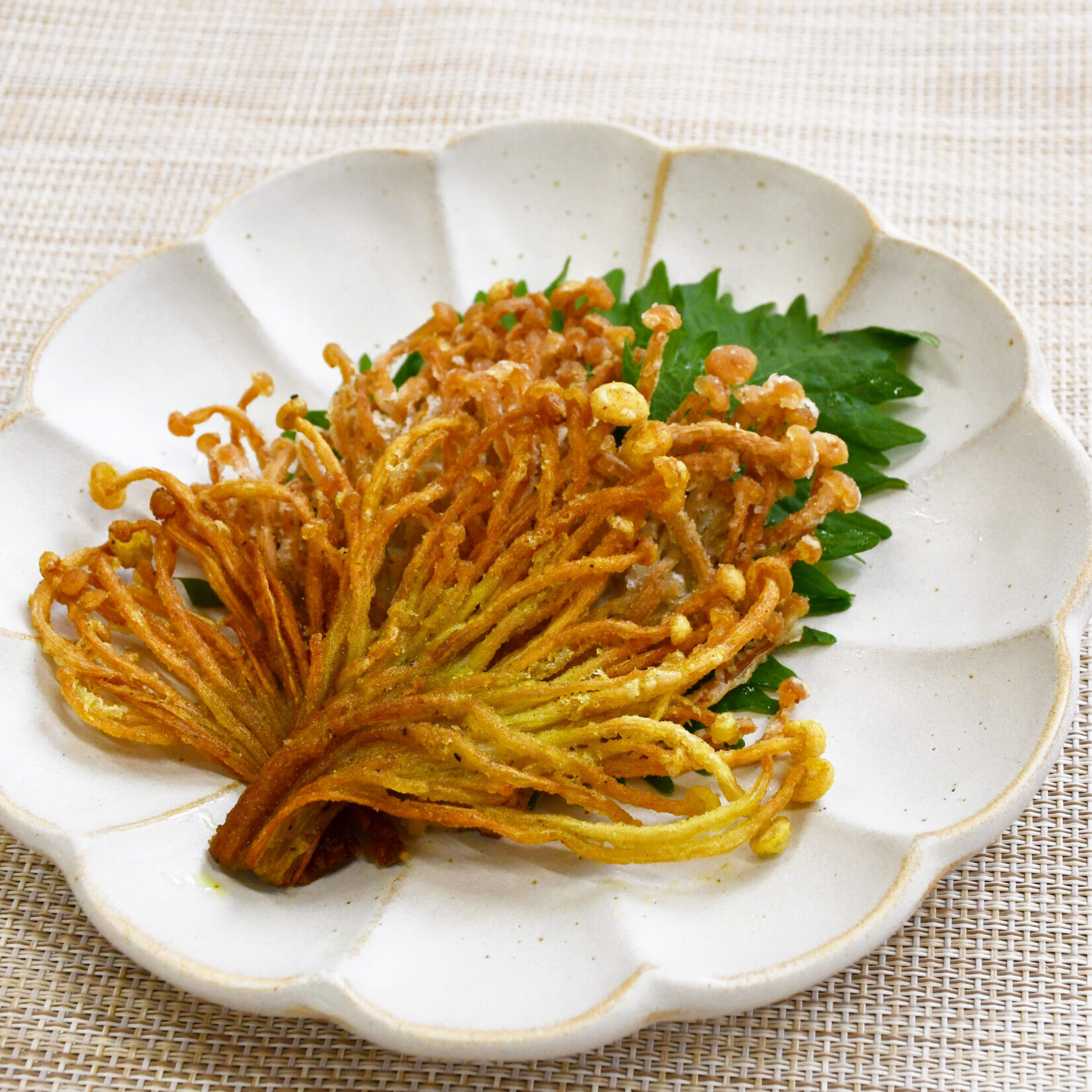 米粉でえのき焼き