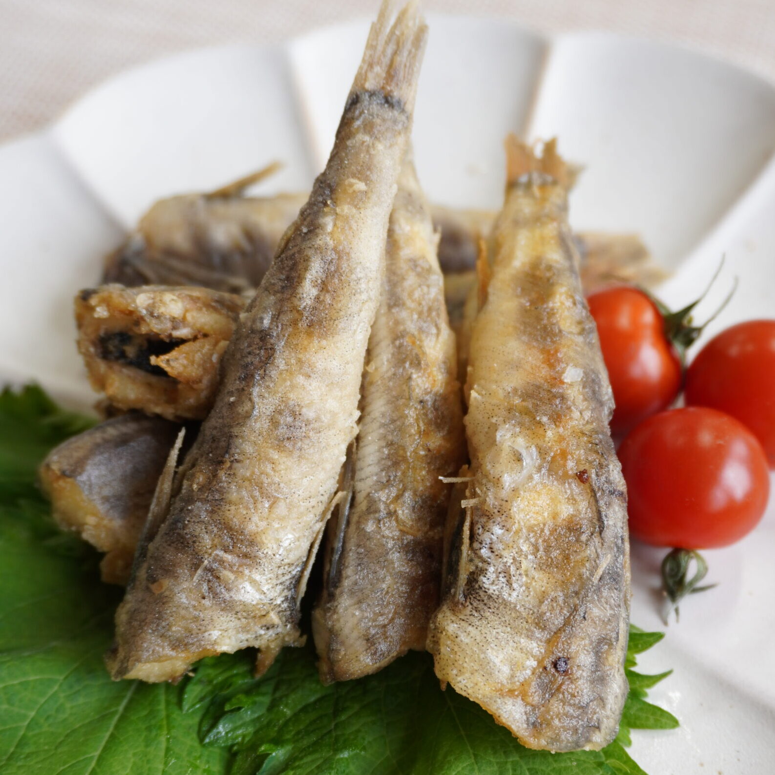 米粉でメヒカリのからあげ